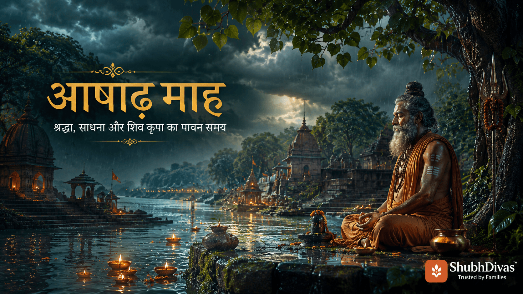 Ashadha Month 2026 — begins June 30, the lunar month of Rath Yatra, Guru Purnima, and Devshayani Ekadashi