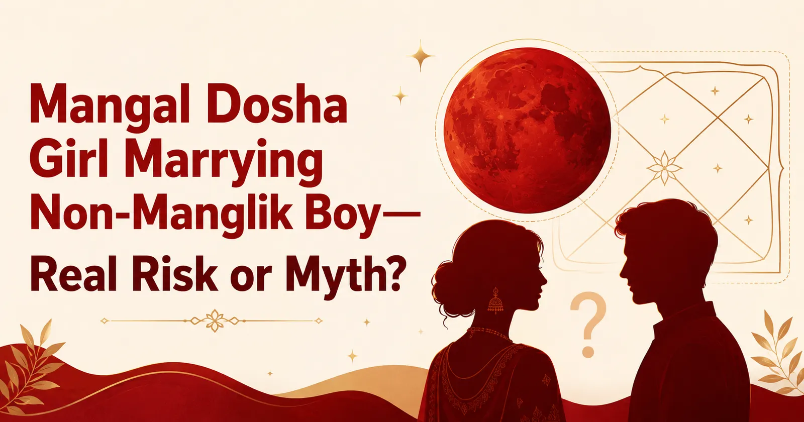 Kundali chart showing Mars placement and Mangal Dosha assessment for marriage compatibility
